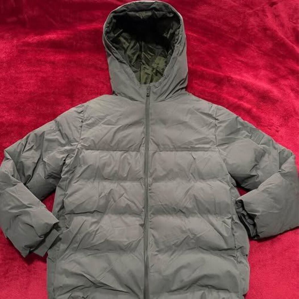 Zara Kids' Teens' Khaki Green Puffer Winter Coat
